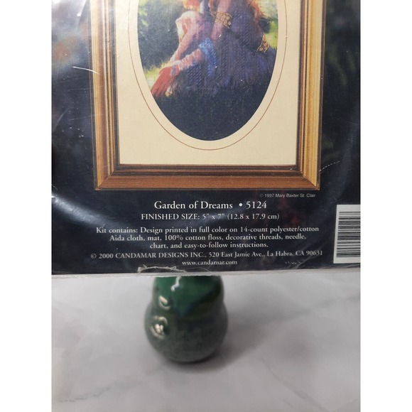 Embellished Cross Stitch Kit - Garden of Dreams - Picture 4 of 5